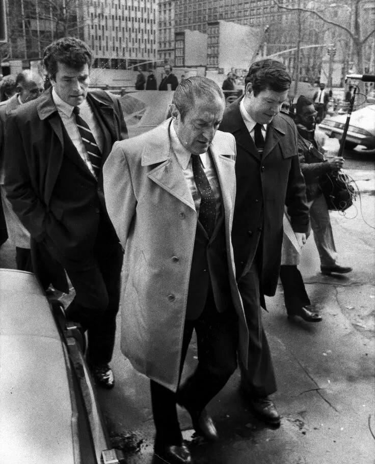 Paul Castellano Mafia Organized Crime Mob Mobster Arrested 8×10 Picture Celebrit