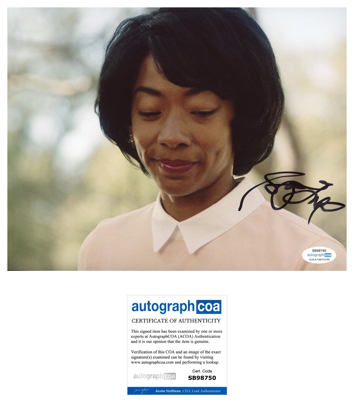 Betty Gabriel ‘Get Out’ Signed Autographed ‘Georgina’ 8×10 Photo ACOA