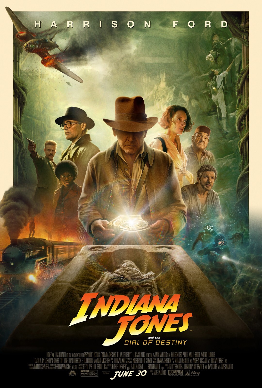 Indiana Jones and the Dial Of Destiny movie poster (g) : 11 x 17 inches