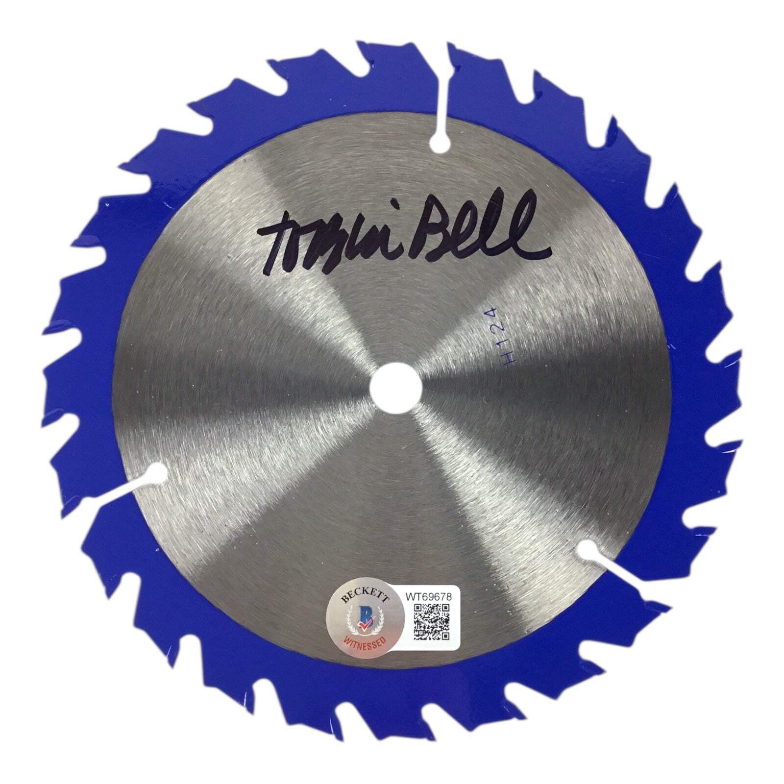 SAW – Signed Circular Saw Blade by Tobin Bell (Jigsaw) | Beckett Certified