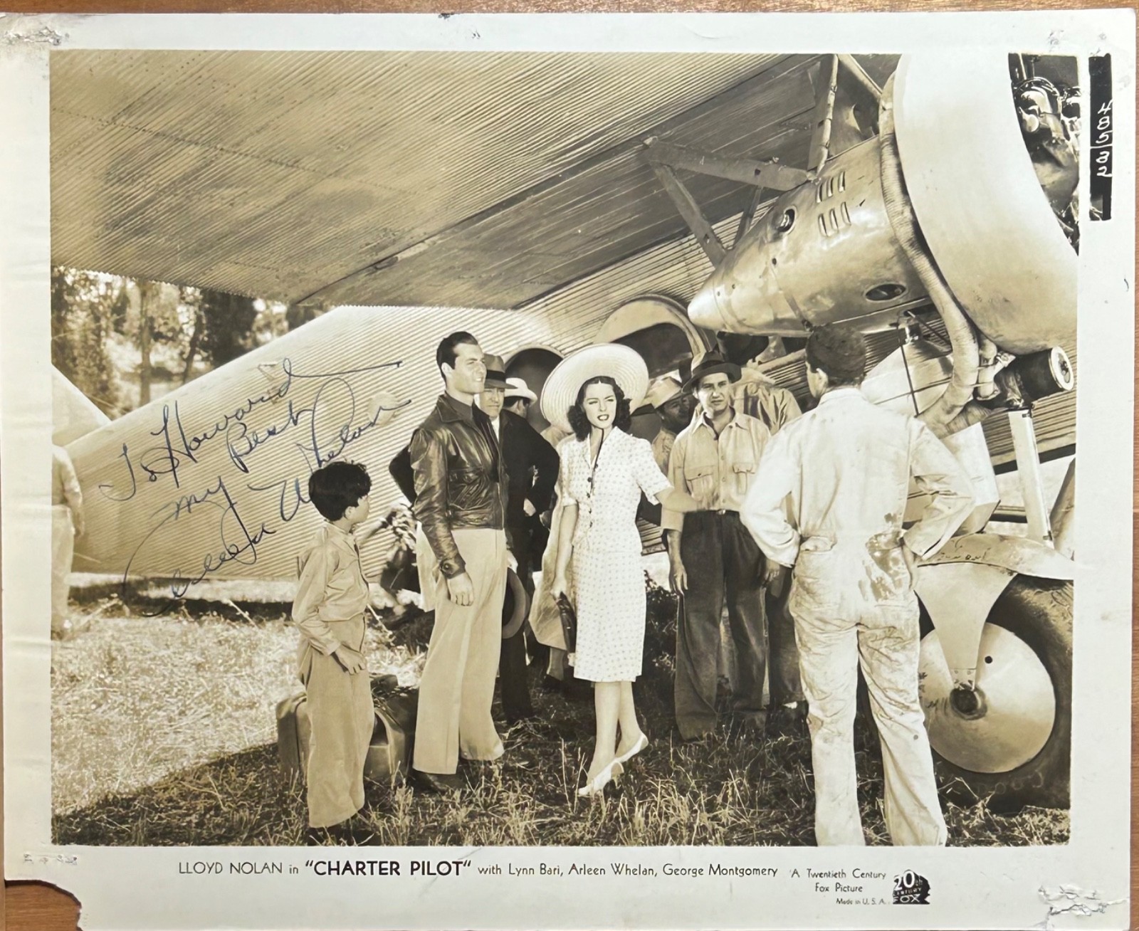 ARLEEN WHELAN—SIGNED PHOTO—WHEELER+WOOLSEY• JACK BENNY•2 JOHN FORD•TOLER “CHAN”