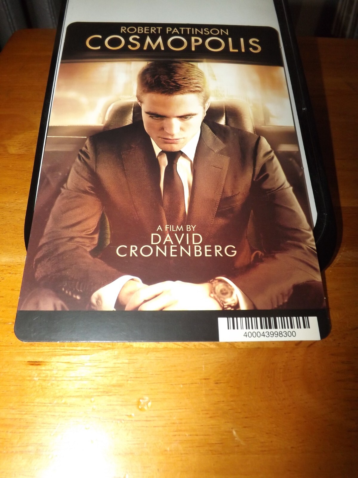 COSMOPOLIS DISPLAY BACKER CARD (not a dvd) 5.5″ X 8″ NO MOVIE