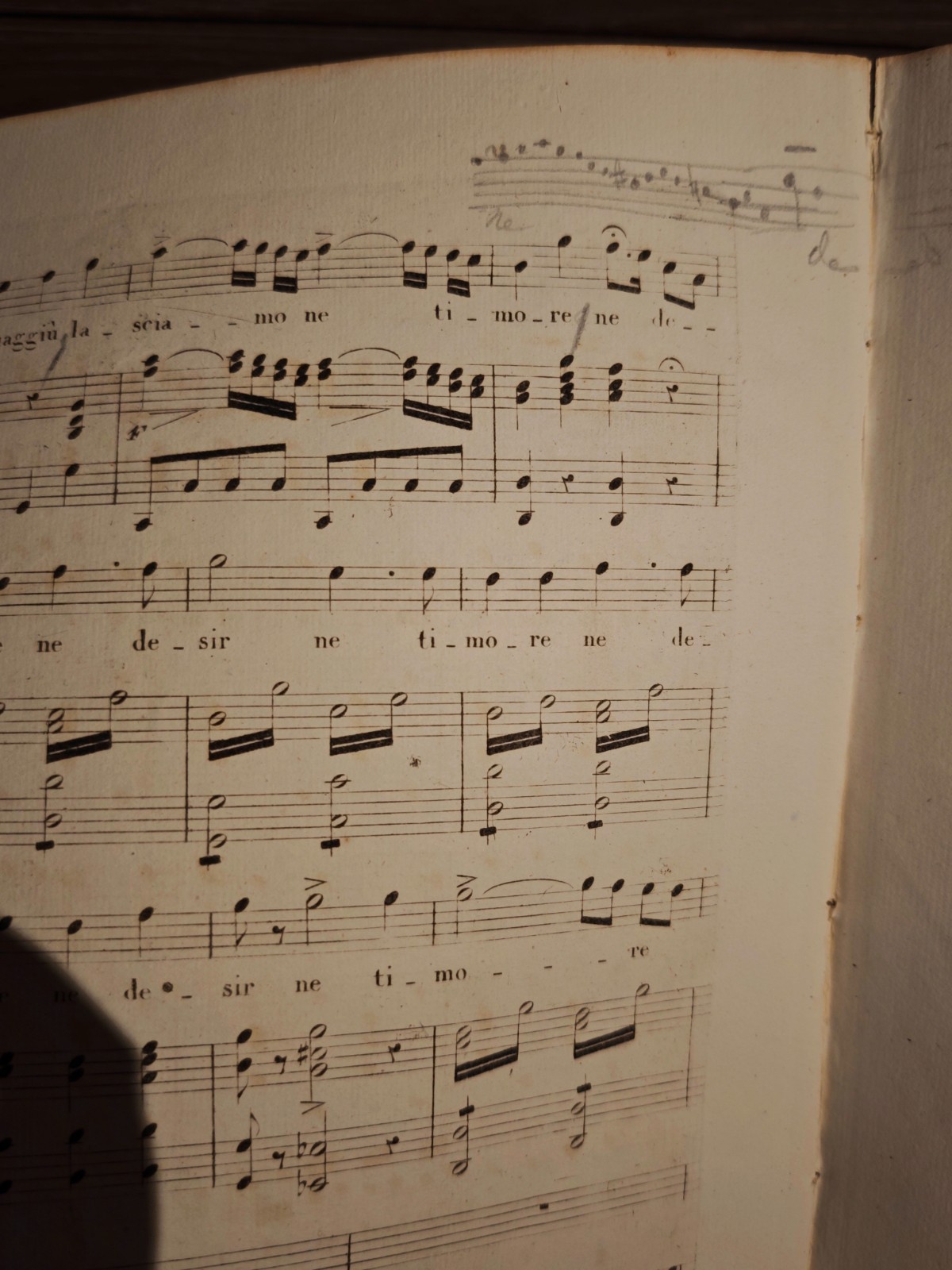 OPERA COMPOSER DONIZETTI, GAETANO AUTOGRAPH WITH TENOR GIOVANNI BATTISTA RUBINI