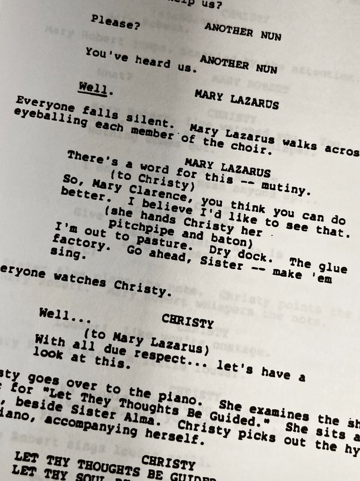 Sister Act Script Signed- Autograph Reprints- Whoopi Goldberg- Sister Act Movie