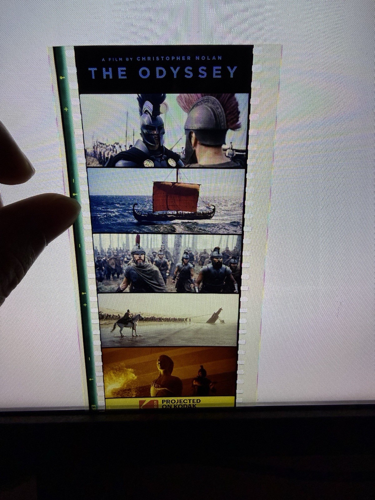 THE ODYSSEY 70mm Kodak Film Strip Promo 2026 Limited Edition