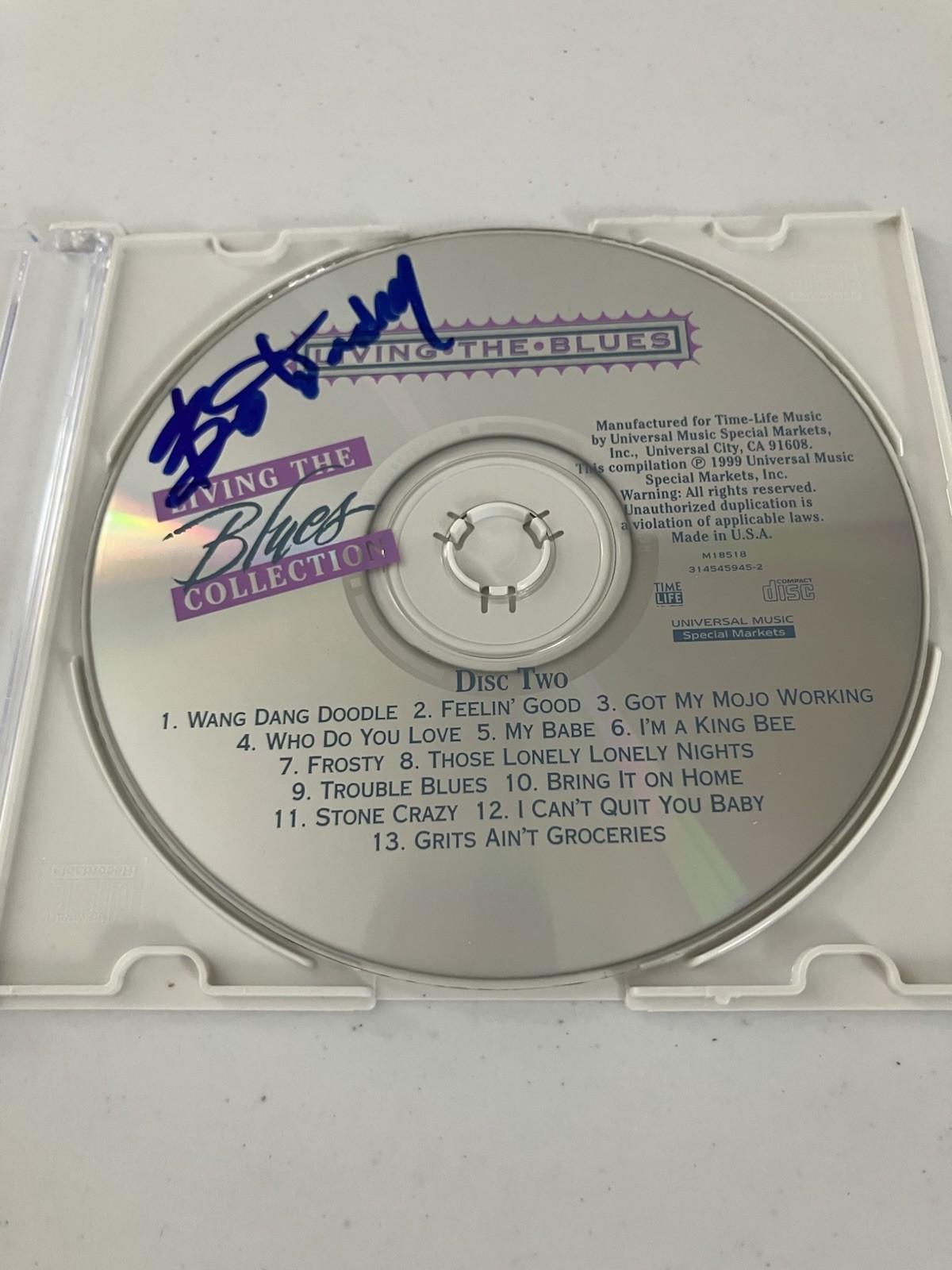 BO DIDDLEY SIGNED / AUTOGRAPHED CD WITH COA