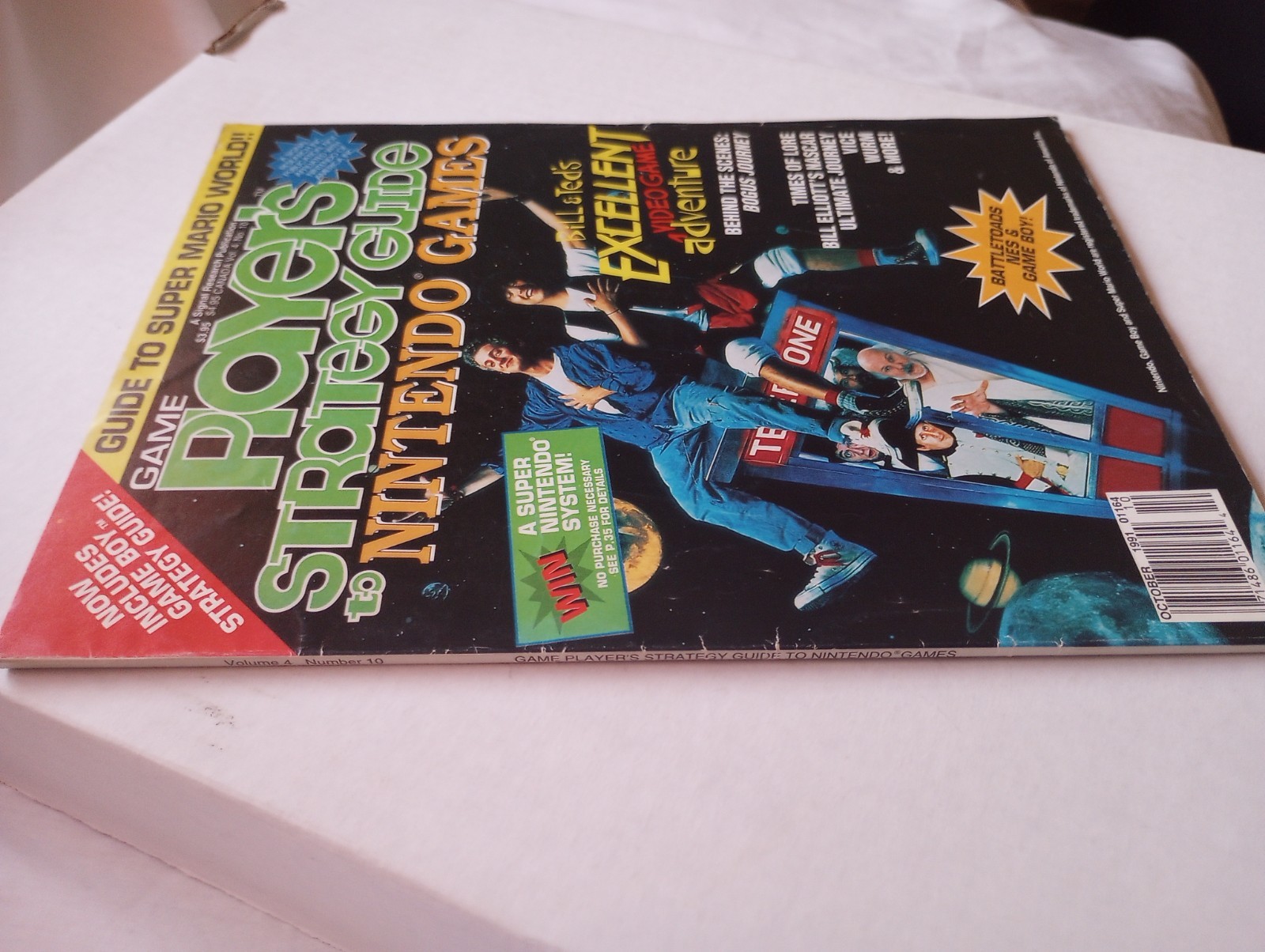 Game Players Strategy Guide For Nintendo Games October 1991 NES SNES Game Boy