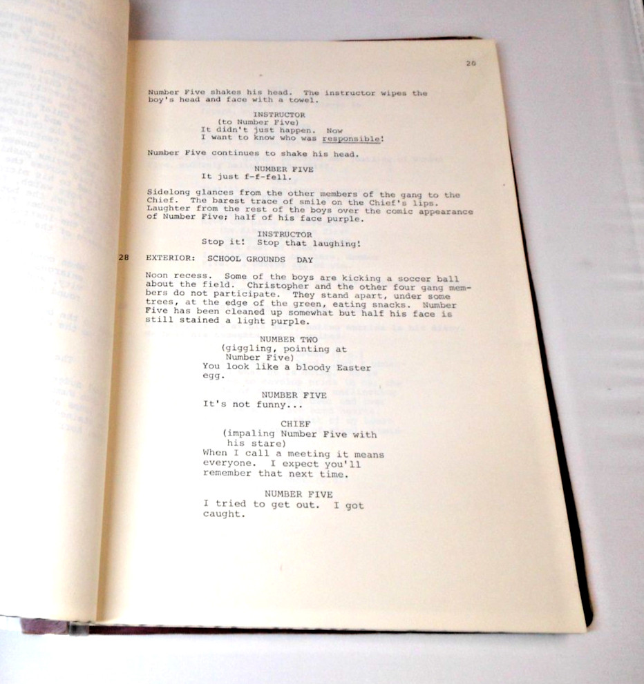 Original 1974 Screenplay THE SAILOR WHO FELL FROM GRACE Kris Kristofferson RARE