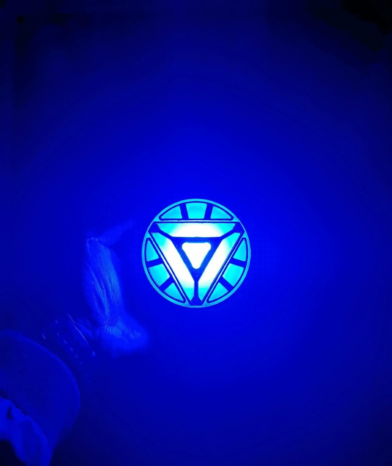 Wearable MK6 Iron Man Arc Reactor Mark 6 LED Tony Chest Light Touch Switch