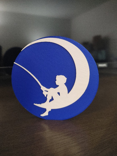 DreamWorks Pictures Style Logo Sign 4.5in ( animation movie production stocking