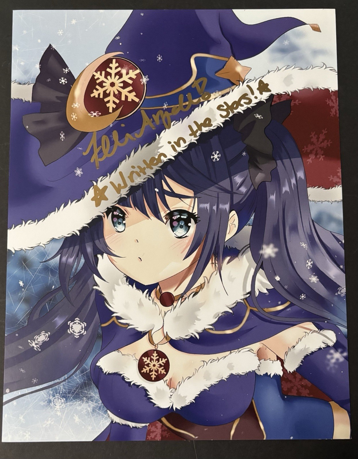 Felecia Angelle signed Mona Megistus Genshin Impact photo auto game voice witch