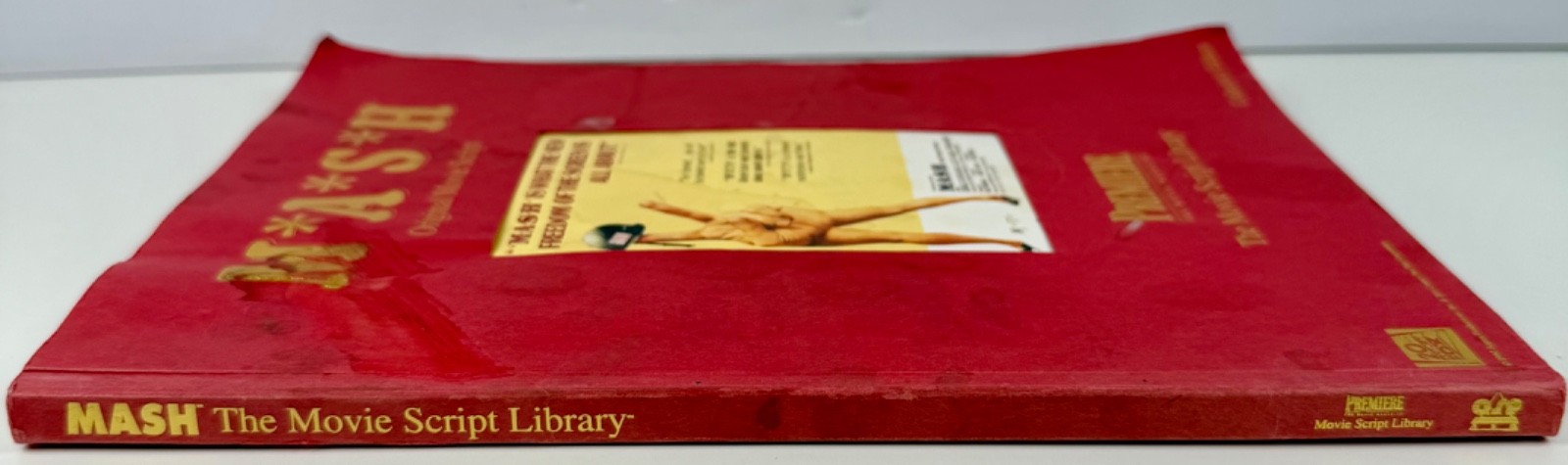 MASH Original Movie Script Premiere Script Library 1994 1st Print Worn