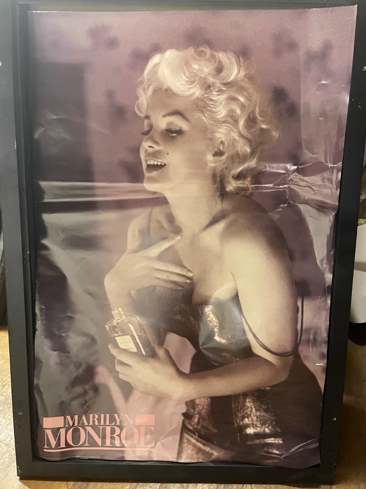 24 x 36 poster of 1955 photograph of Marilyn Monroe by Ed Feingersh