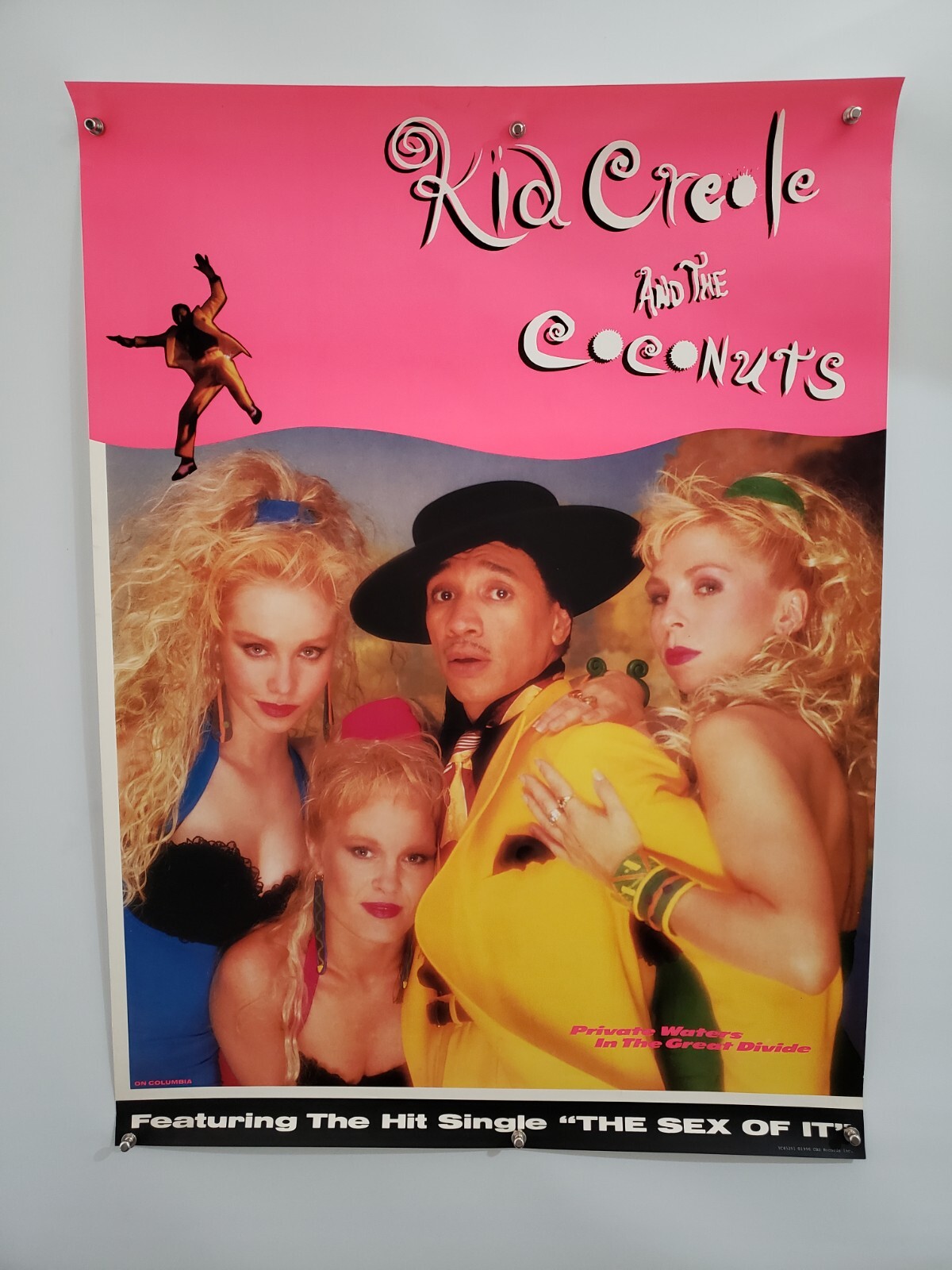 Kid Creole And The Coconuts Poster Original 1990 Vintage Pop Rock The Sex Of IT