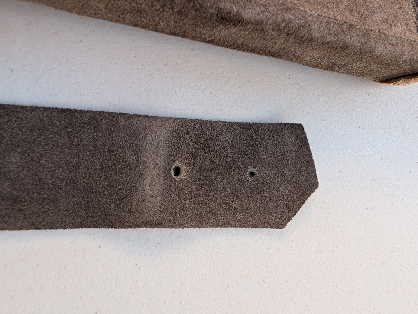 Sony Pictures Custom Dagger Suede Sheath Shoulder Belt/Harness Distressed Prop