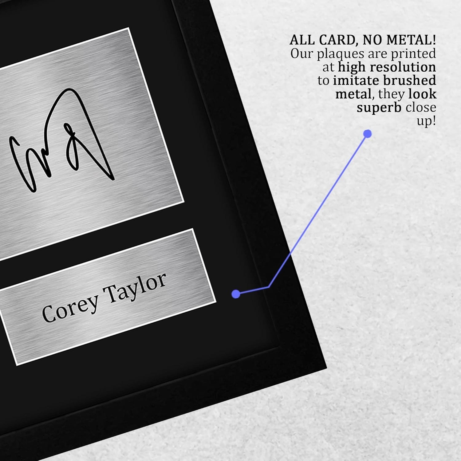 Corey Taylor Signed Autograph Picture – Music Memorabilia