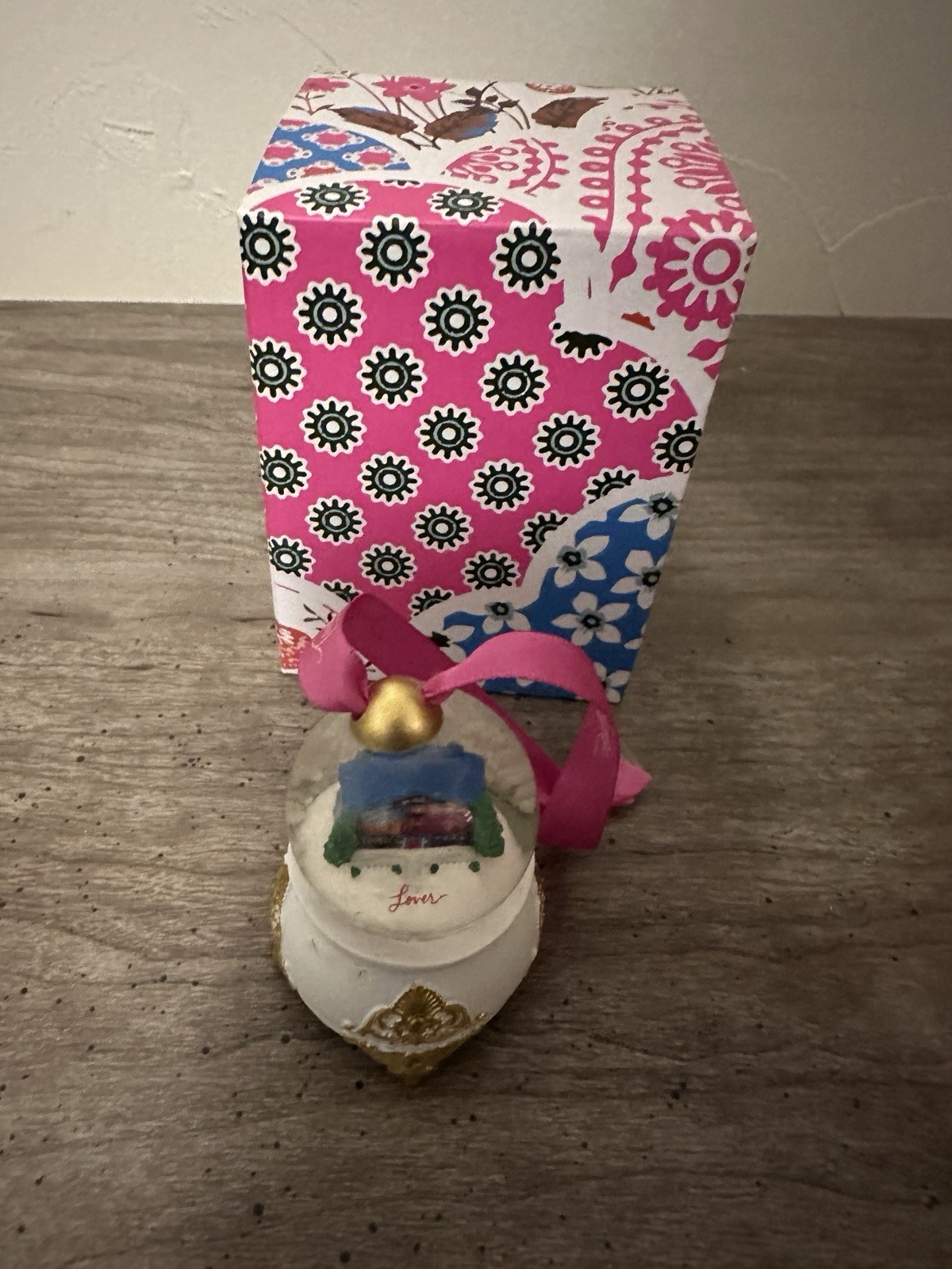 Taylor Swift Lover House Snow Globe Ornament