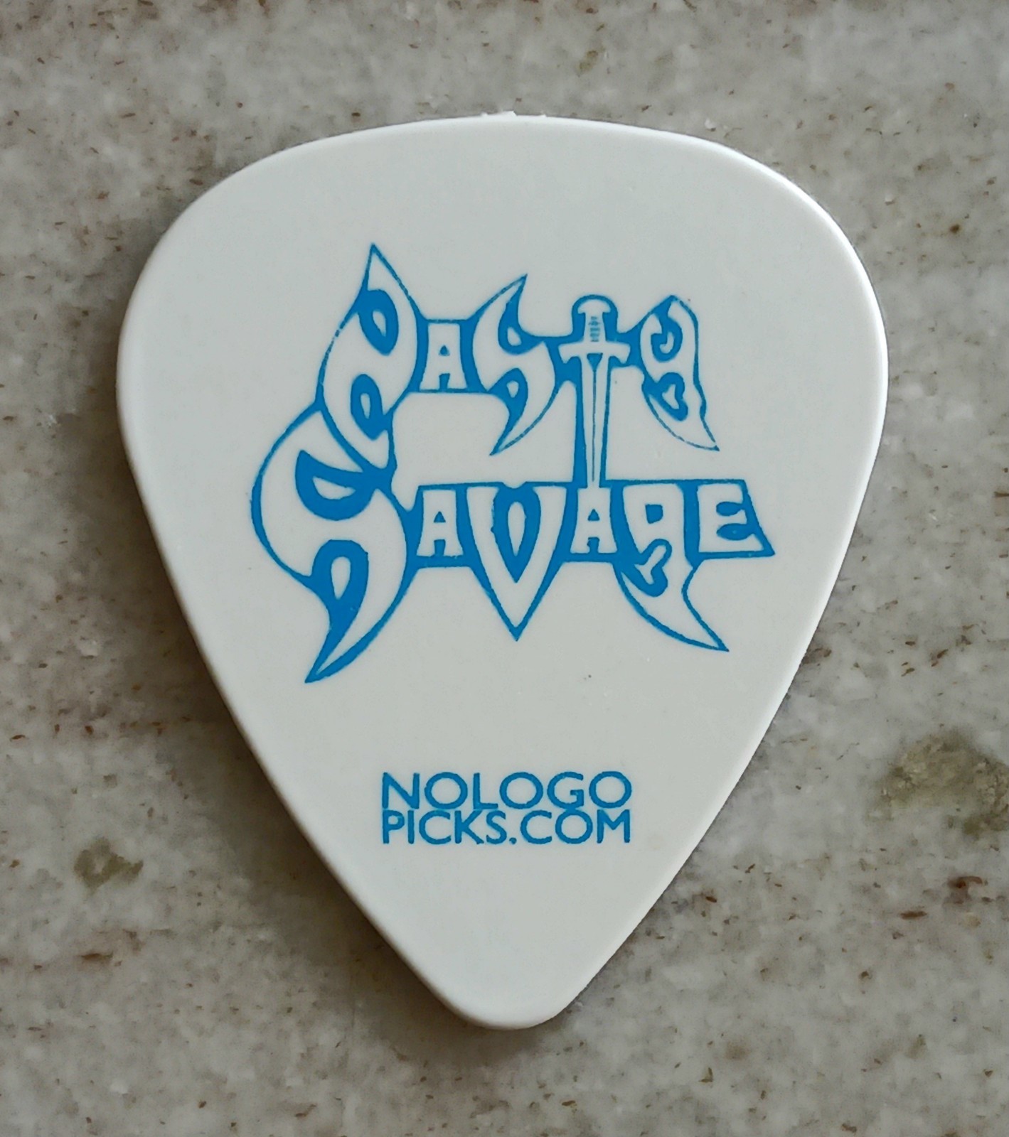 NASTY SAVAGE – Abstract Reality / Authentic, Original & RARE Tour Guitar Pick