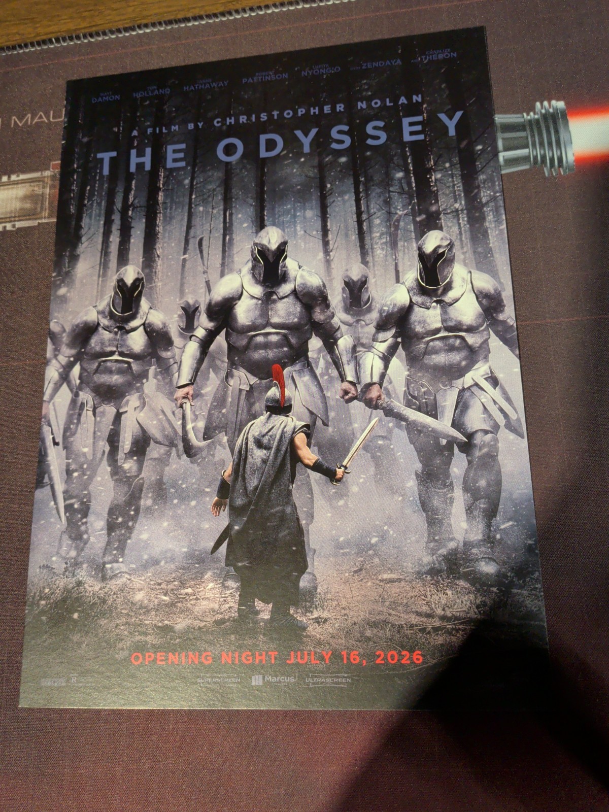The Odyssey Movie Theater Exclusive Illustration Movie Mini Poster Print 7×10 in