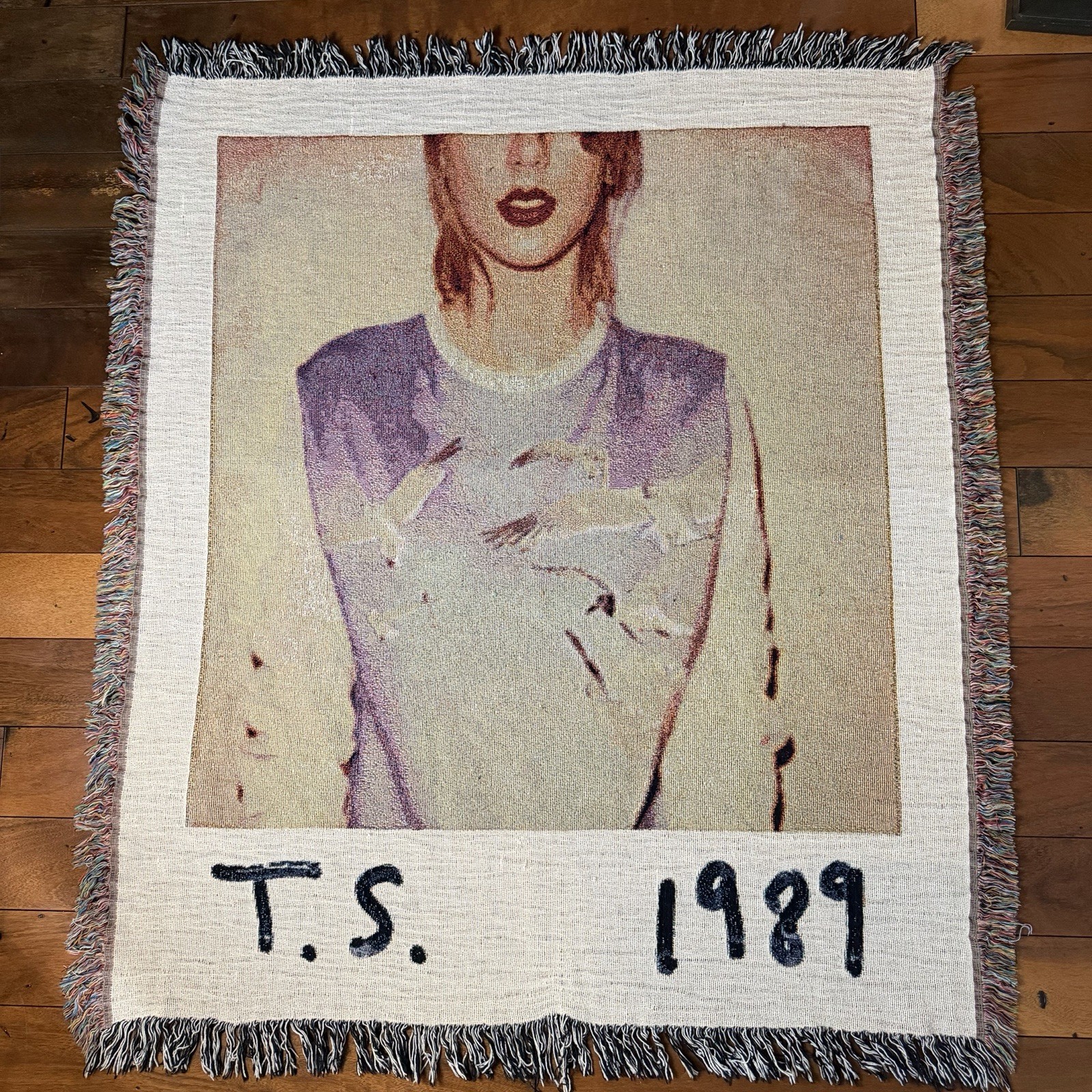 Taylor Swift T.S. 1989 World Tour Woven Blanket Official Tapestry Throw 50×60”