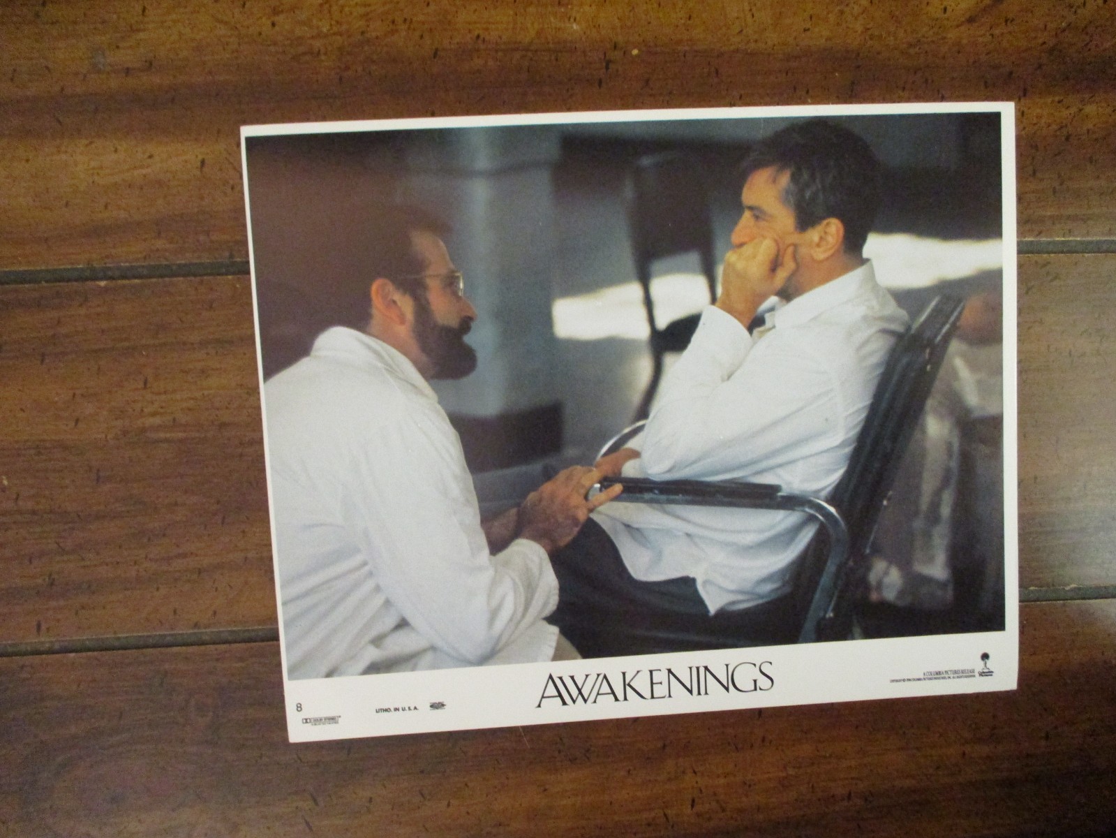 Robert De Niro/Robin Williams(“AWAKENINGS”)1990 10 x 8 Glossy Color Press Photo