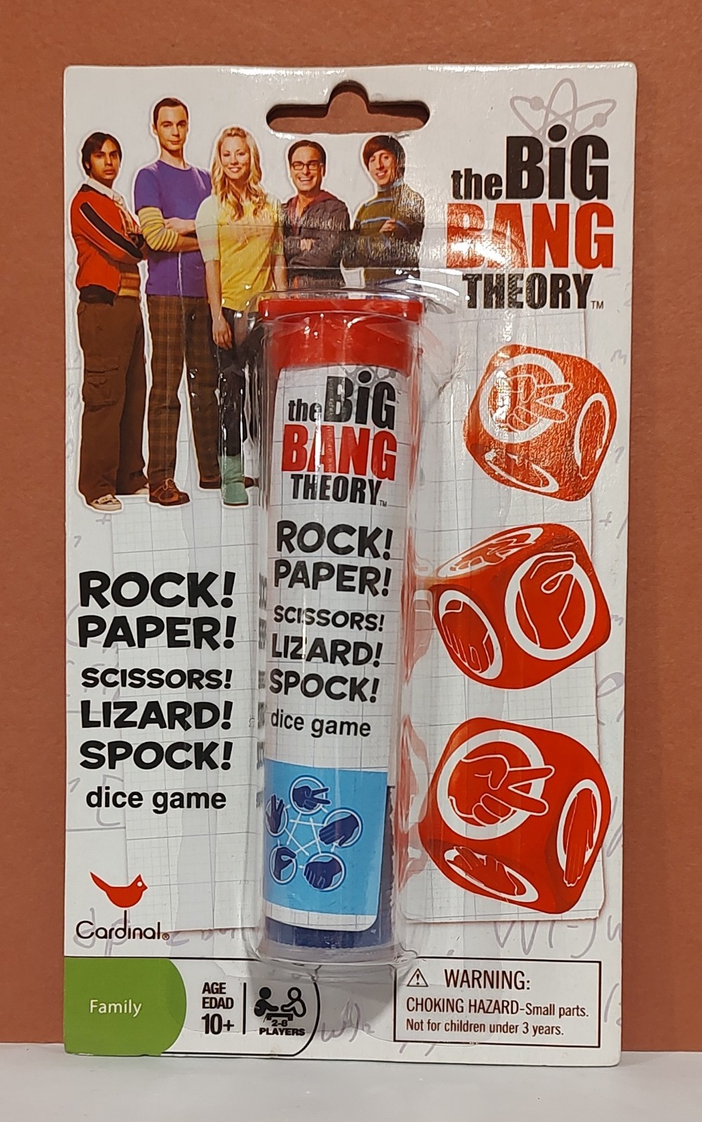 The Big Bang Theory Rock! Paper! Scissors! Lizard! Spock! Dice Game