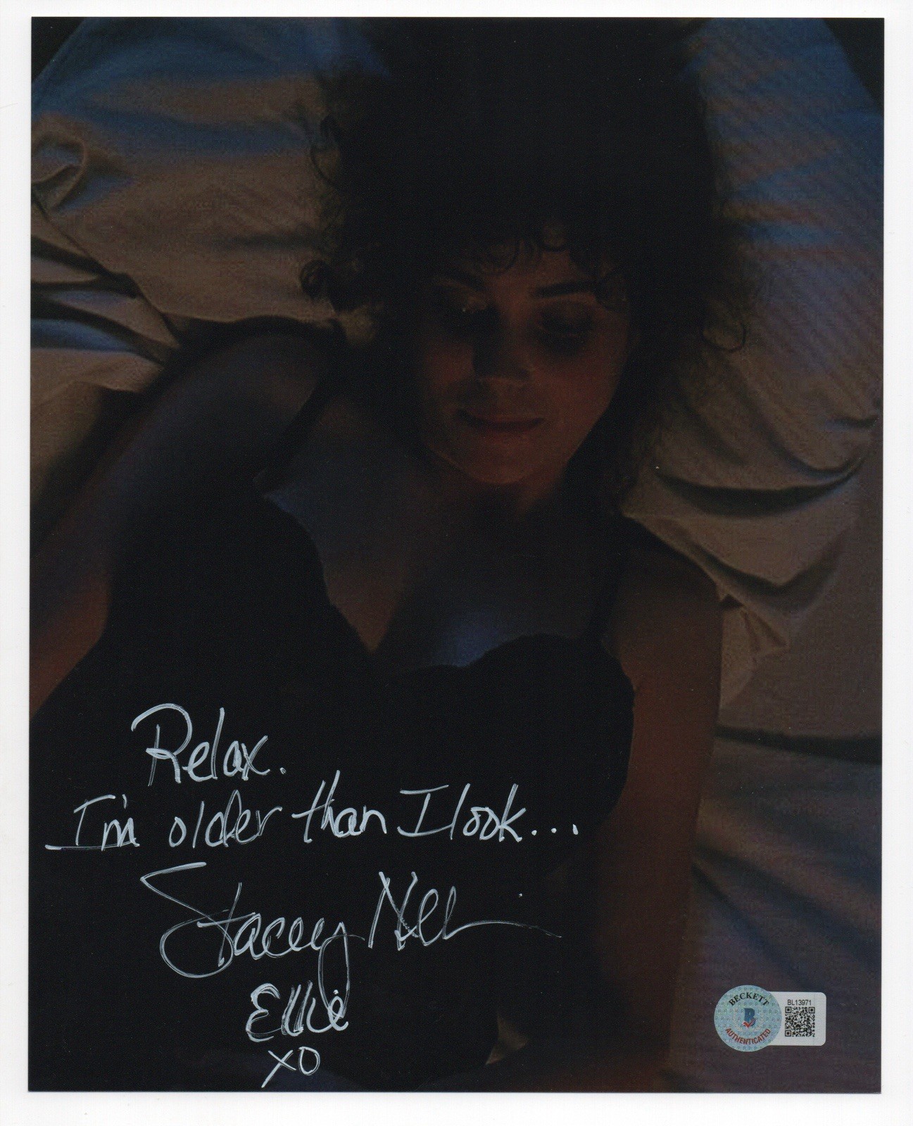 Stacey Nelkin autographed signed 8×10 photo Beckett BAS COA Sexy Hot Halloween