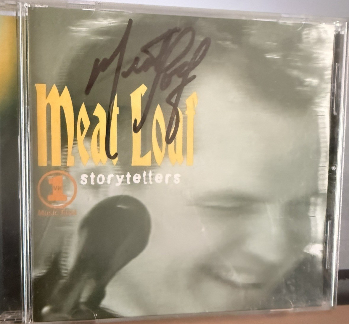 AUTOGRAPHED Meatloaf MEAT LOAF VH1 STORYTELLERS Signed Booklet RIP CD