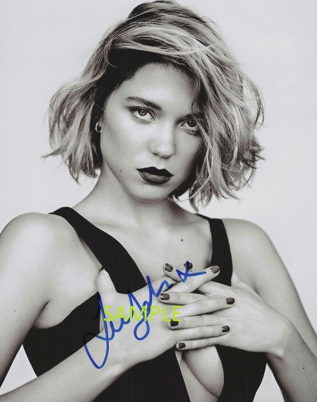 LEA SEYDOUX #1 REPRINT AUTOGRAPHED 8X10 PHOTO SIGNED CHRISTMAS MAN CAVE GIFT