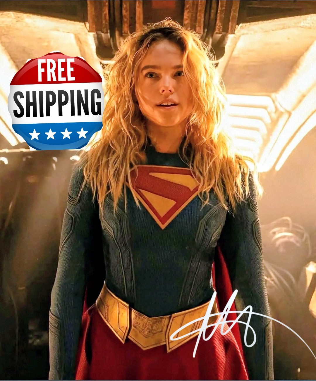MILLY ALCOCK SIGNED REPRINT AUTOGRAPHED 8×10 Photo GOT SUPERGIRL FREE SHIPPING