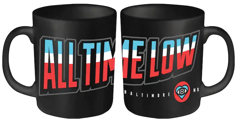 ALL TIME LOW Baltimore – 11fl oz mug – ceramic – official product- BOXED