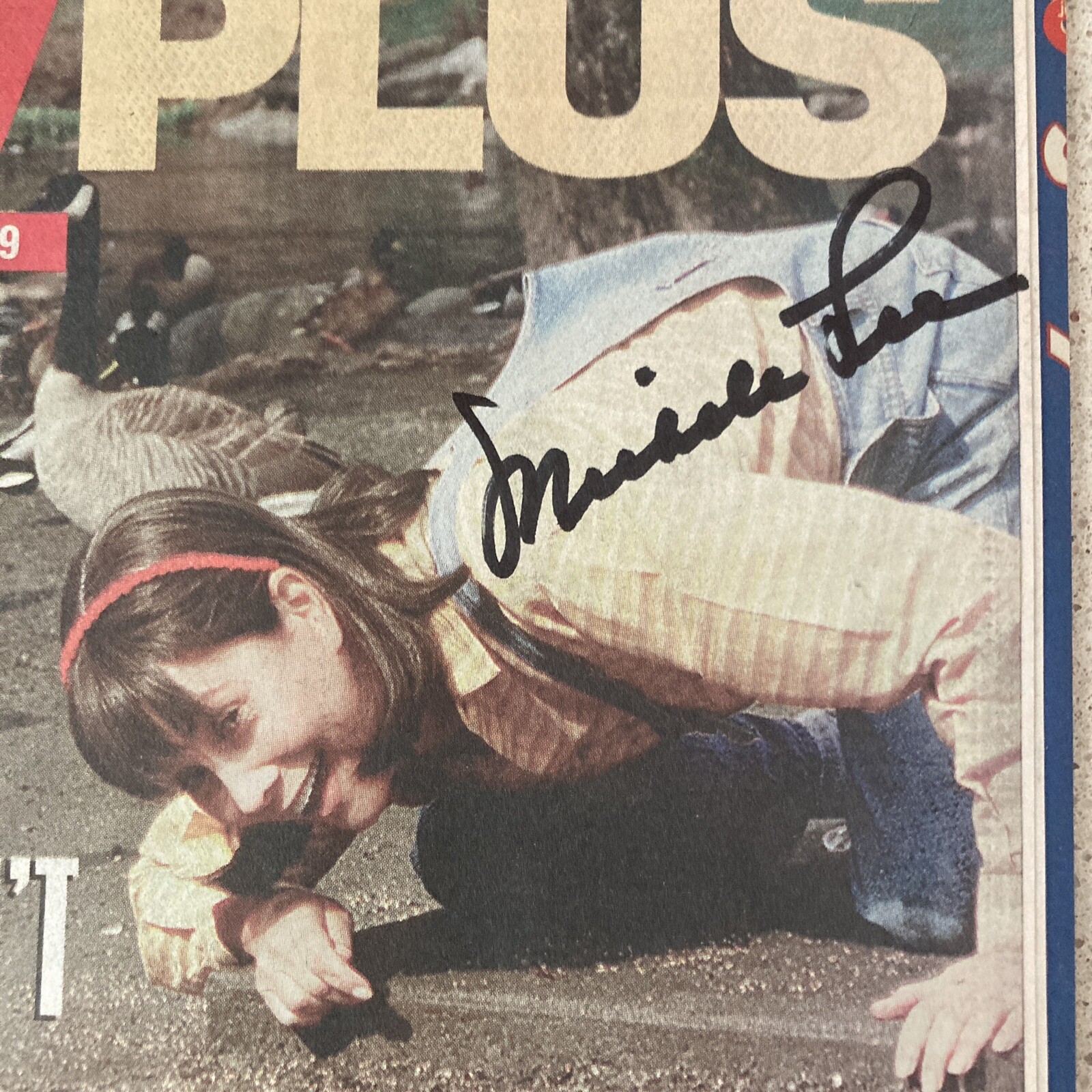 Michele Lee Signed Newsday Local TV Guide November 3 1996 Regional LI NY Edition