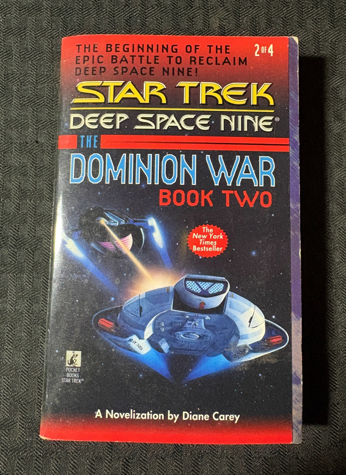 1998 STAR TREK DSN #4 The Dominion War by Carey FN+ 6.5 2nd Pocket Paperback