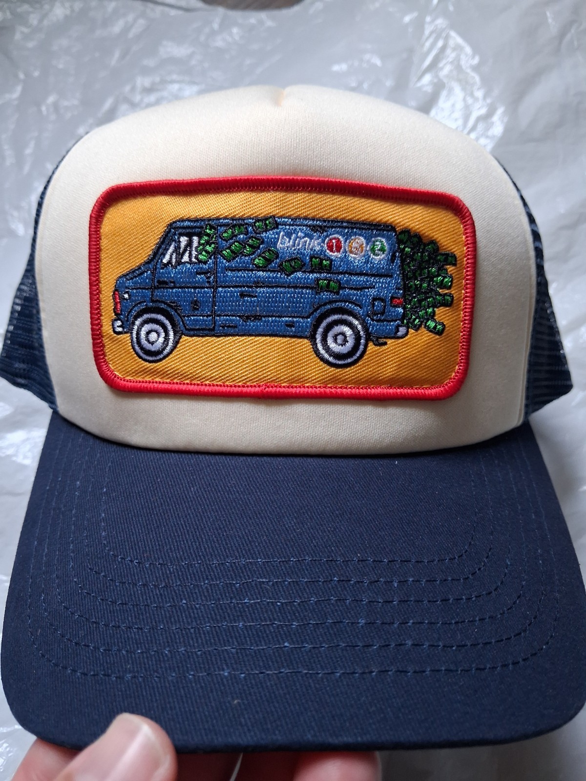Blink-182 “The Rock Show” Van Trucker Hat Oxford Pennant Take Off Pants TOYPAJ