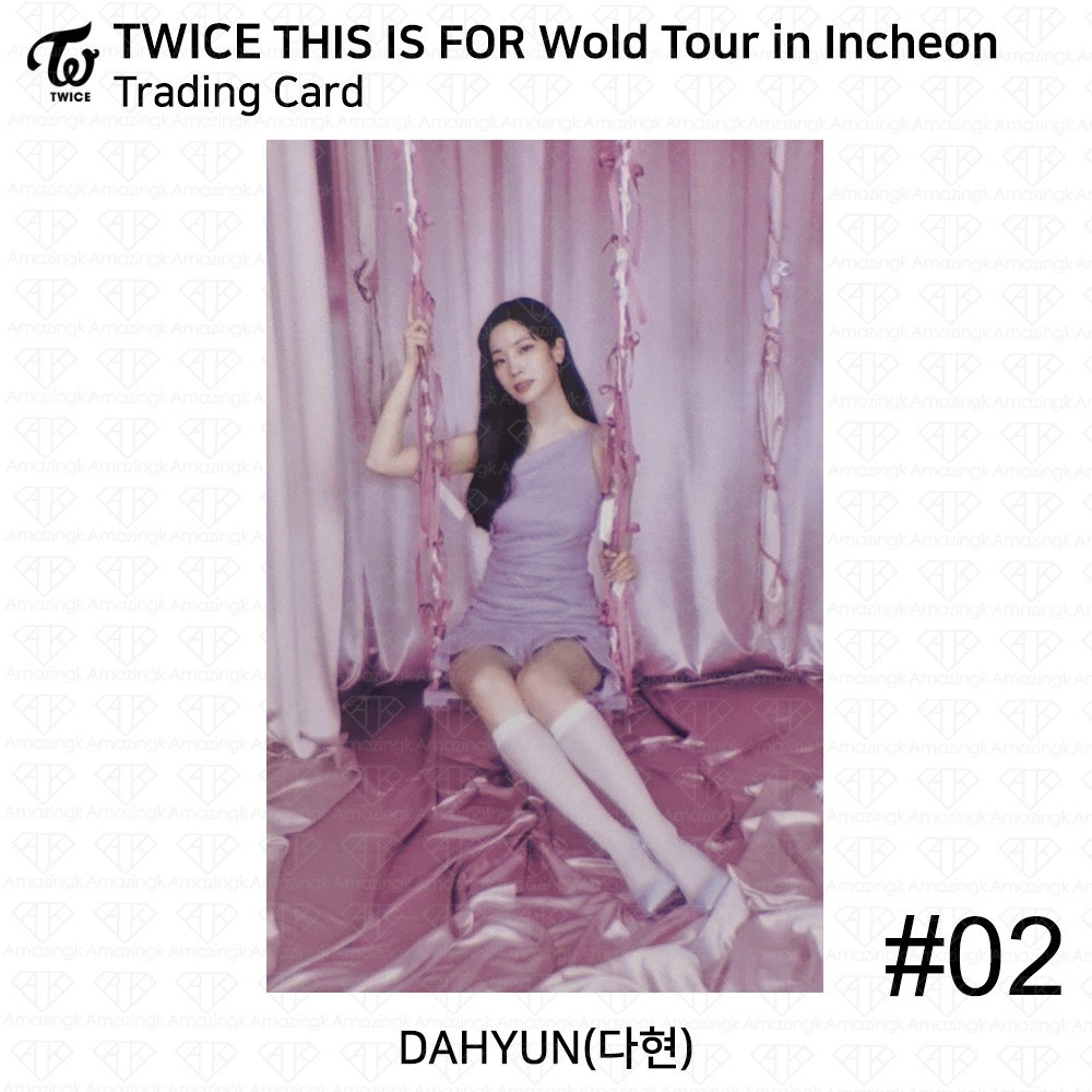 TWICE THIS IS FOR World Tour In INCHEON Trading Card KPOP K-POP MOMO SANA MINA