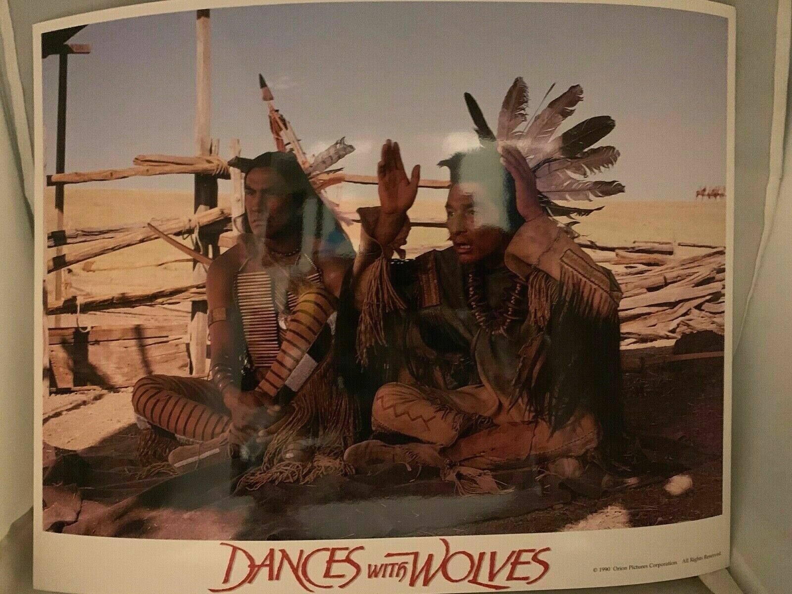 1990 Kevin Costner Dances With Wolves Lobby 11×14 Lobby Photos 6pc Set-Mint