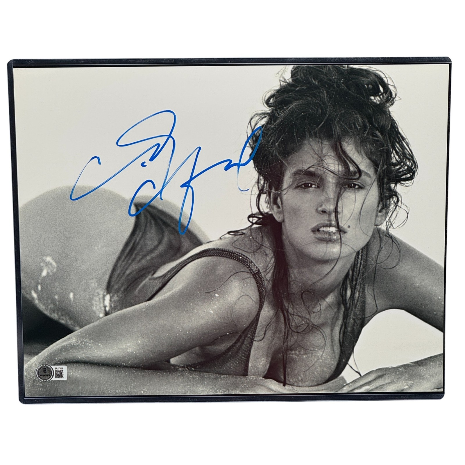 Cindy Crawford Signed 11×14 Sexy Stunning Super Model Photo Beckett Authentic!