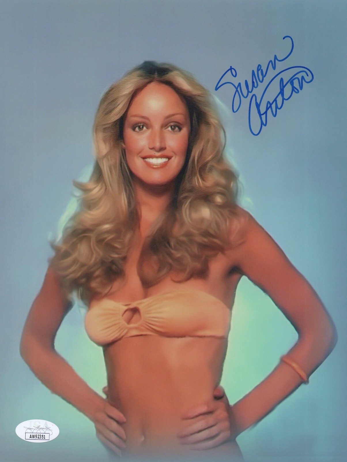 SUSAN ANTON Signed GOLDEN GIRL 8×10 PHOTO Autograph GOLDINE JSA COA CERT