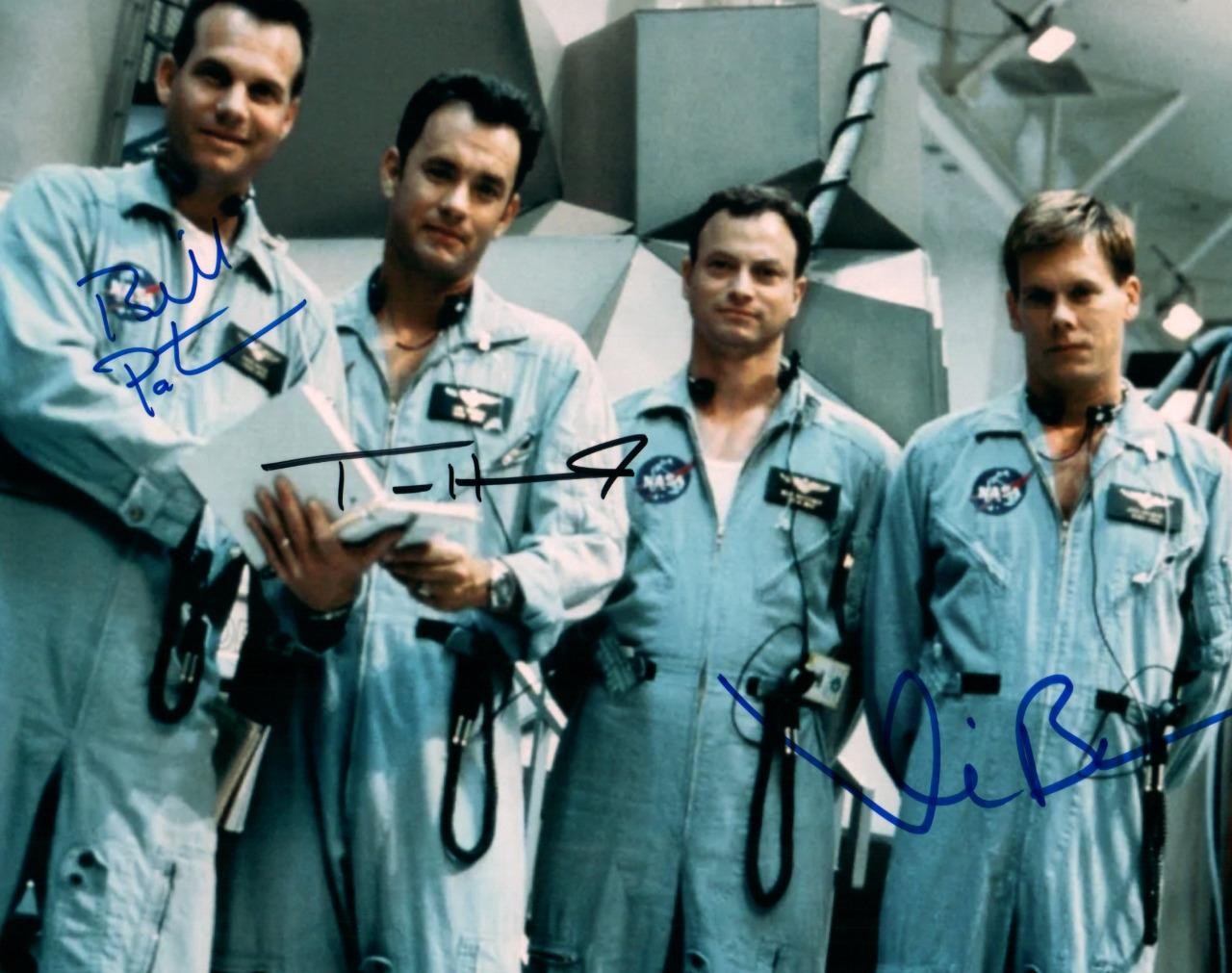 Tom Hanks Bill Paxton Kevin Bacon 8×10 autographed Photo signed Picture and COA