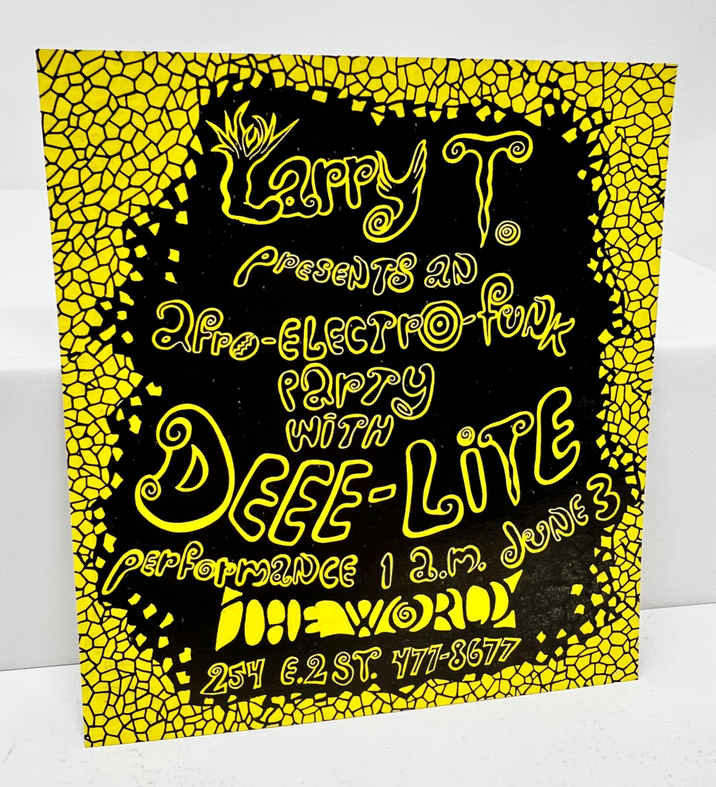 Rare Early Performance by DEEE-LITE at The World Nightclub – Vintage Invitation