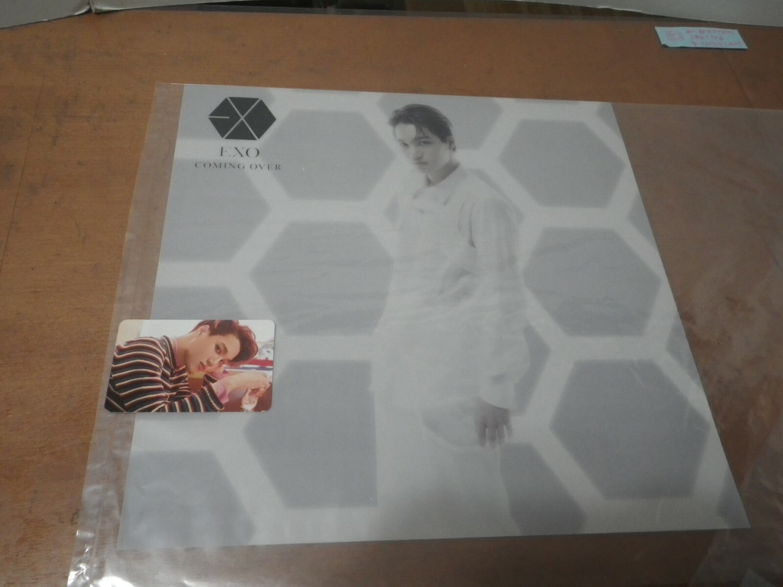 New EXO Coming Over KAI カイ Clear poster Love Me Right romantic universe Card