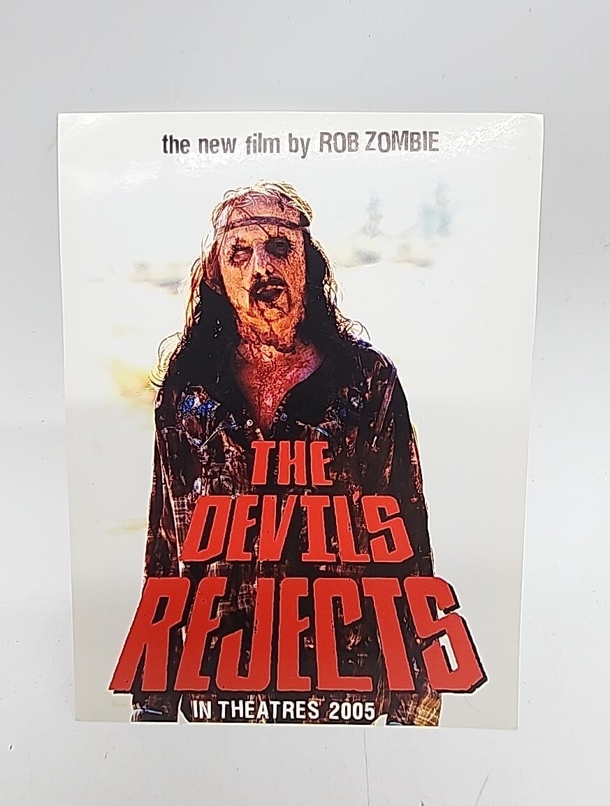 3″x5″ The Devil’s Rejects Sticker 2005 Sid Haig Captain Spaulding Rob Zombie