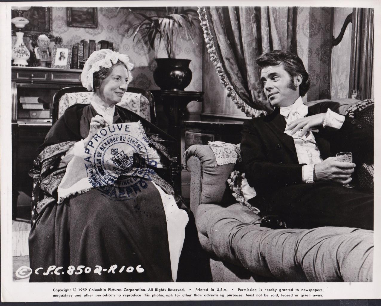 Dirk Bogarde and Martita Hunt in Song Without End 1960 original photo 51883