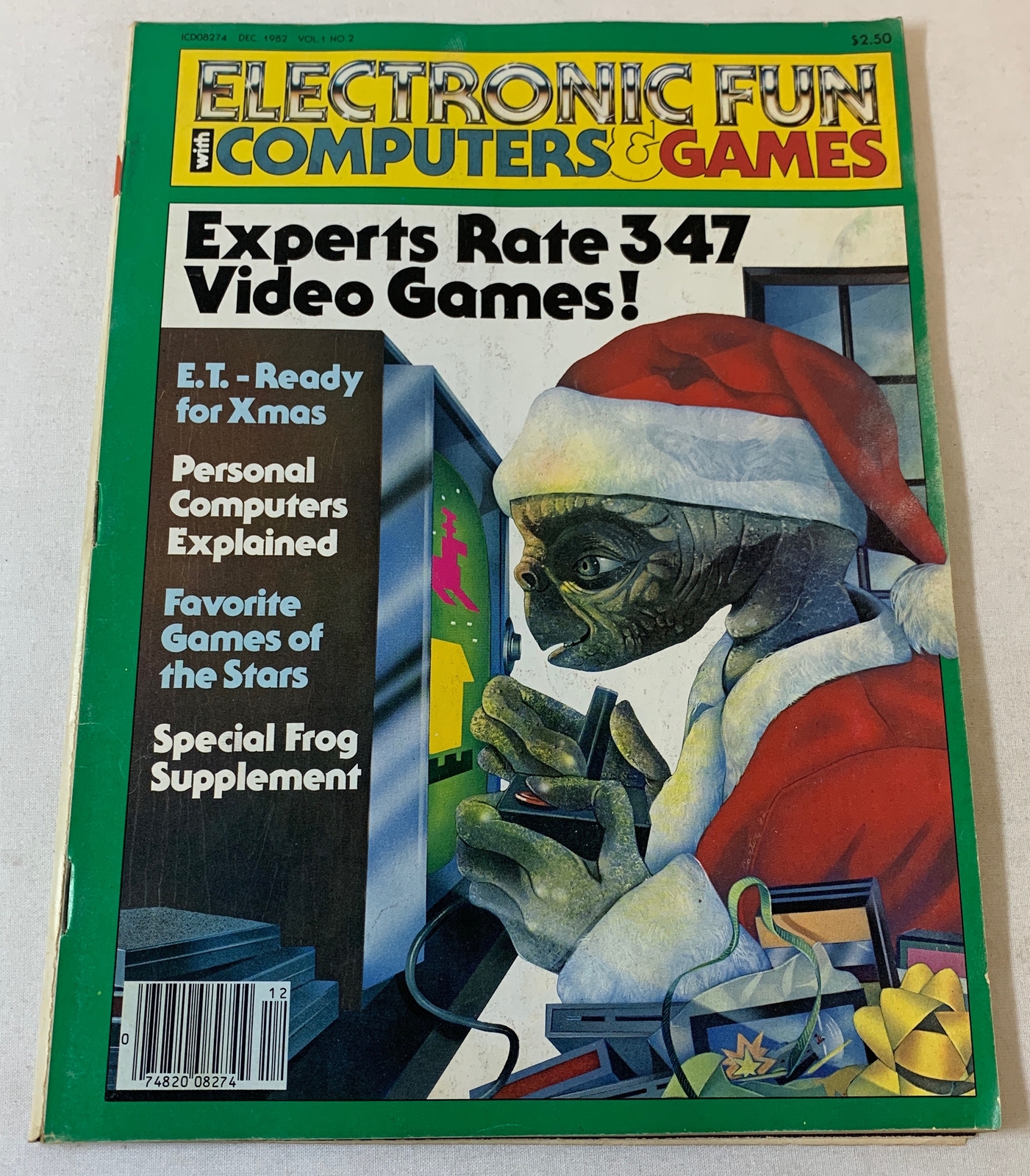 December 1982 ELECTRONIC FUN With Computers & Games~E.T.,Donkey Kong,Airlock,etc