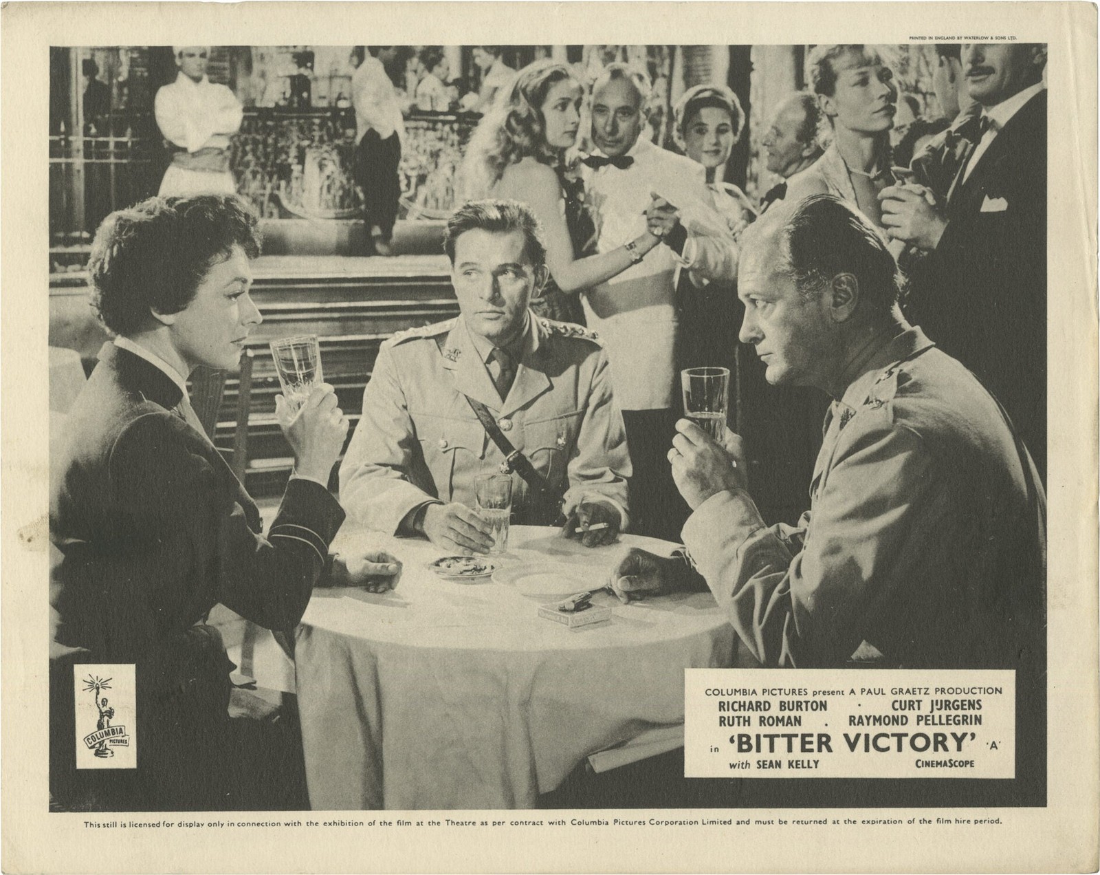 Nicholas Ray BITTER VICTORY Eight photographs from the 1957 film 1958 #132462