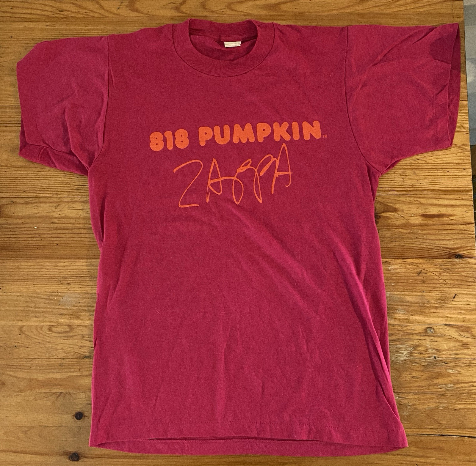 Vintage Frank Zappa 1980s “818-PUMPKIN” Barfko Swill T-Shirt (M)