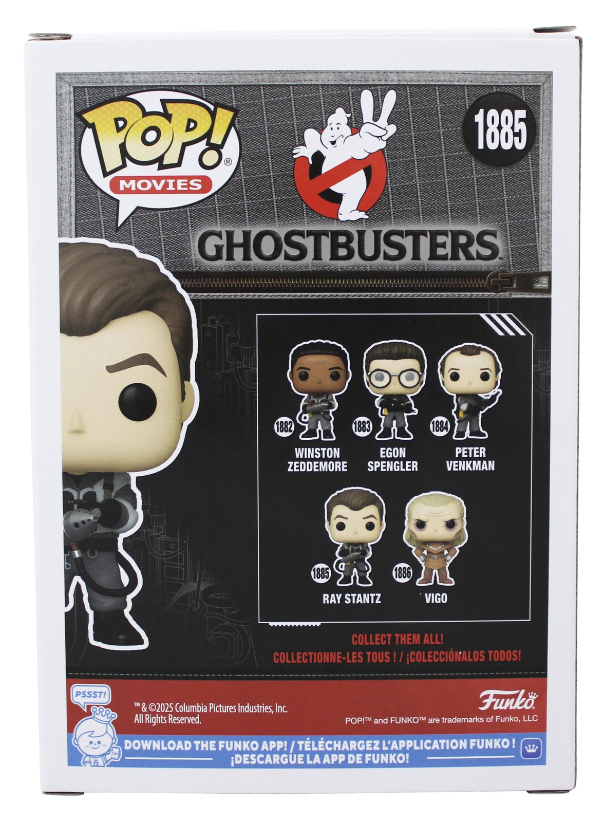 Dan Aykroyd Ghostbusters 2 Signed #1885 Ray Stantz Funko Pop Vinyl Figure BAS W