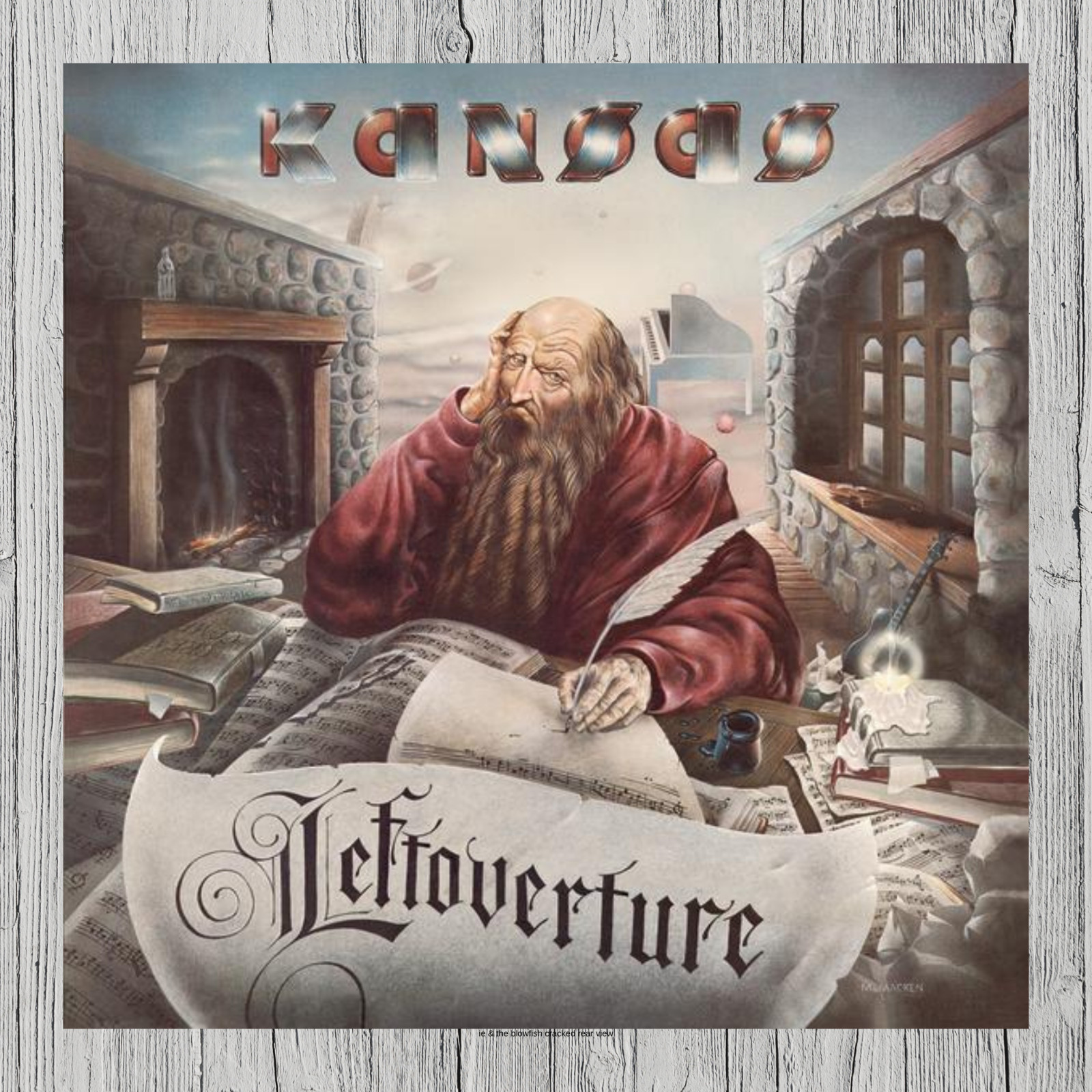 Kansas Leftoverture Album Cover Metal Sign Poster