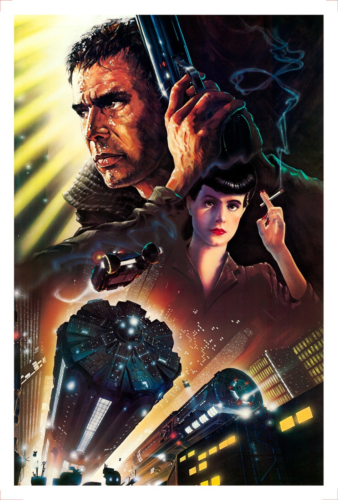 BLADE RUNNER (1982) – 27″x40″ one sheet sci-fi movie poster art – LOOKS AMAZING!
