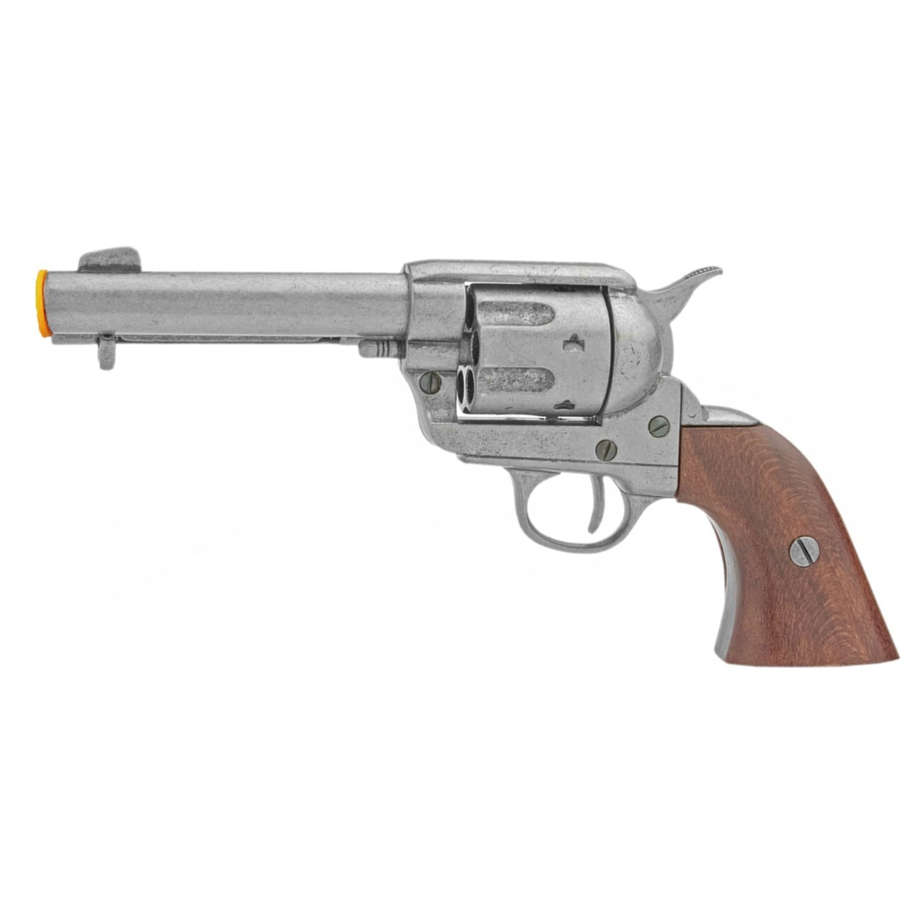 Denix M1873 Non-Firing Full Size LARP Revolver In Antique Grey w. 5.5″ Barrel